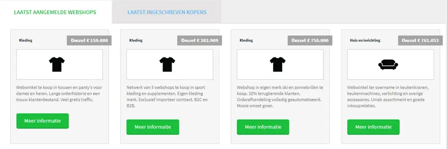 Voorbeeld webshop